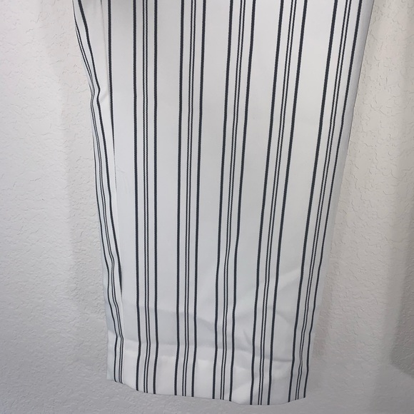 Lauren Ralph Lauren striped Straight leg drawstring straight leg pants size M - Picture 3 of 8